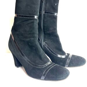 BCBGMaxAzria Black Heeled Boots